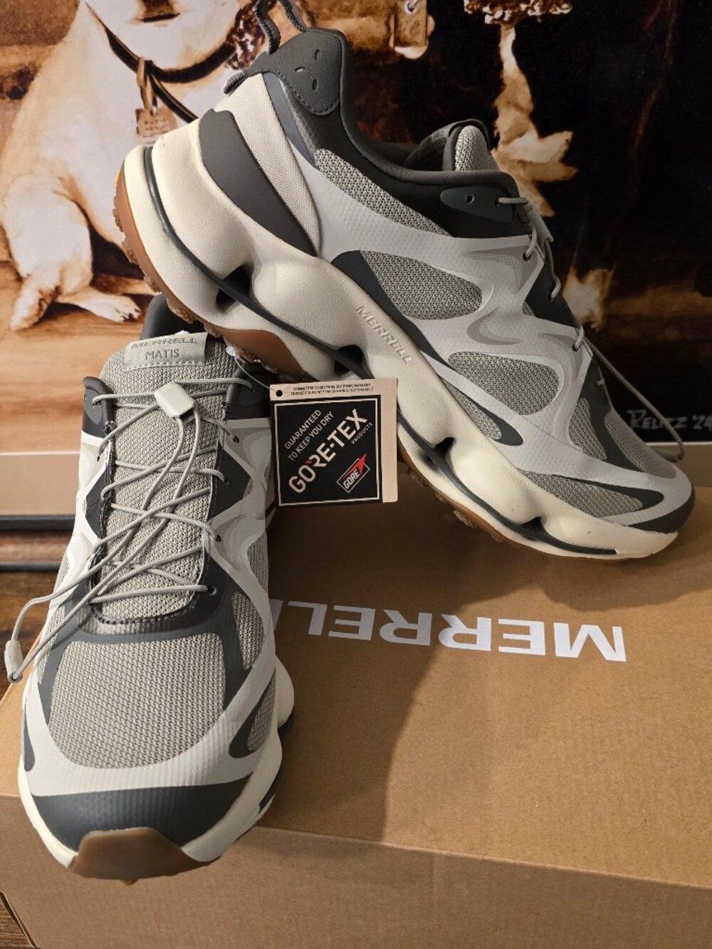Merrell Speed Arc Matis Gore-Tex Grey J066057 Hiking Trail GTX Shoes Mens 11 NEW
